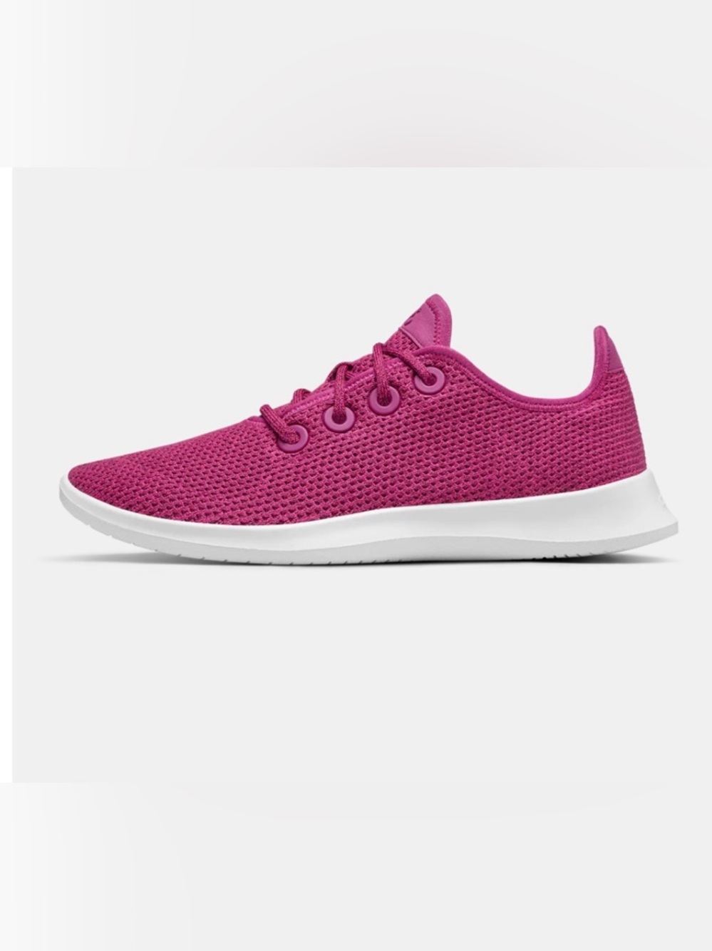 allbirds Women's Magenta Knit Lace-Up Sneakers - Size 7